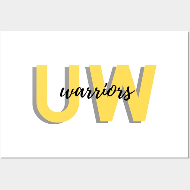 UW Warriors Wall Art by stickersbyjori